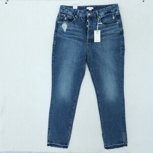 Good American Blue Ankle & Cropped Jeans